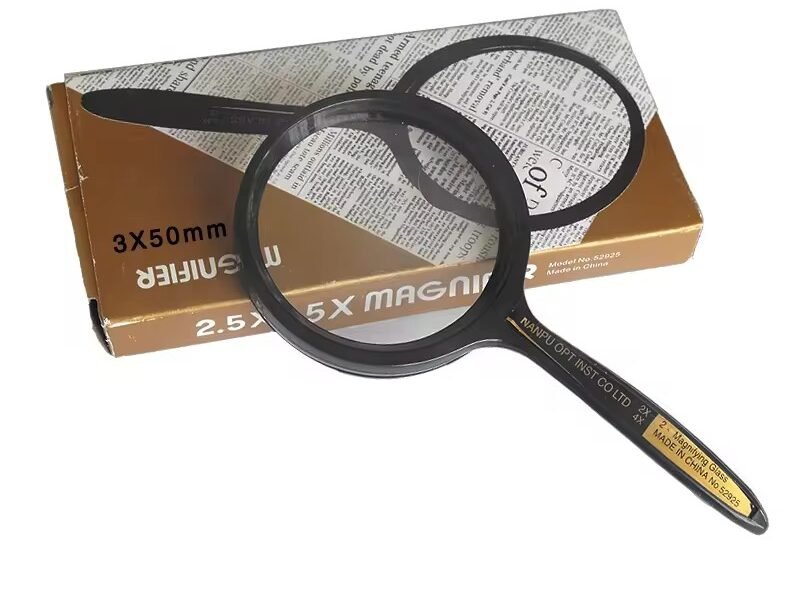 lupa negra de mano cod86037