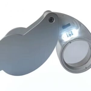 lupa joyero 40x aumento con luz y uv led modelo 21016