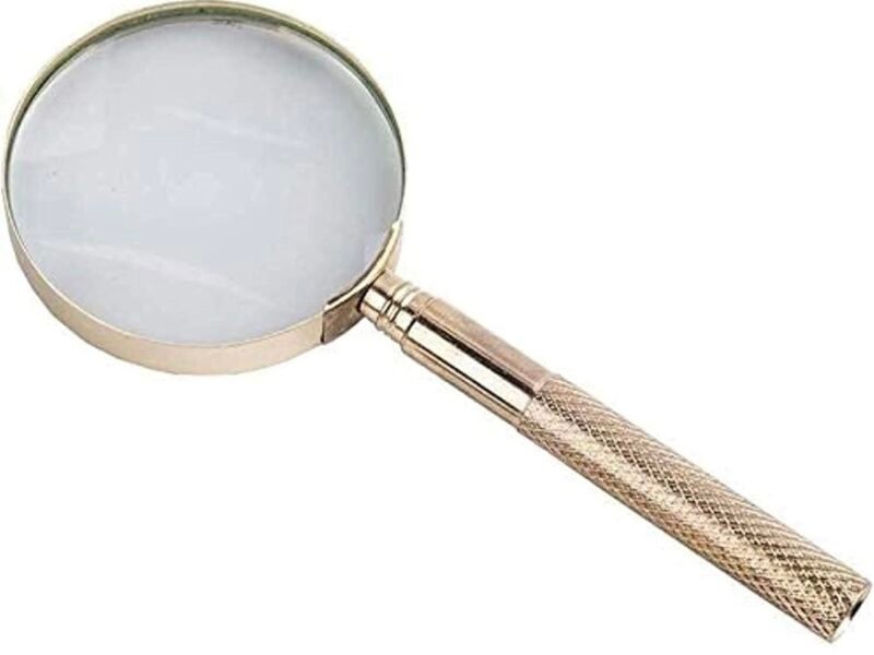 lupa con juego de destornilladores 5x aumento codigo 599910