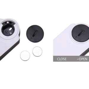 lupa de mano plegable aumento 8x con luz led codigo th518b lupa de mano plegable aumento 8x con luz led codigo th518b