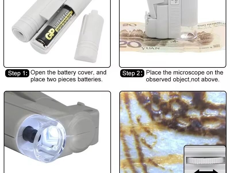 microscopio portátil con escala mod 10084 1