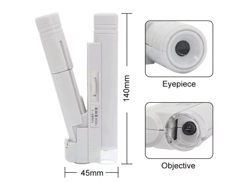 microscopio portátil 40x con escala cod10084 1