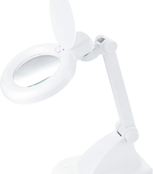 lupa de mesa con luz 3x/8x cod201t
