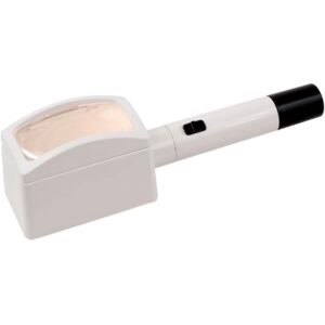 lupa 3x rectangular con cabezal móvil mod20165