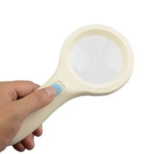 lupa con luz led blanca 2.5x + bifocal 5x mod6905