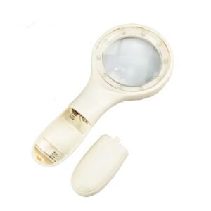 lupa con luz led blanca 2.5x + bifocal 5x mod6905