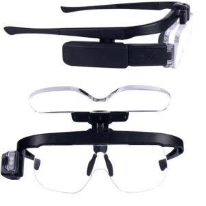 lupa lente con led con 3 aumentos cod11642dc