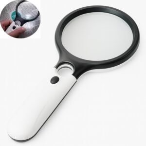 lupa de mano con led 4x y 30x modelo 70108b