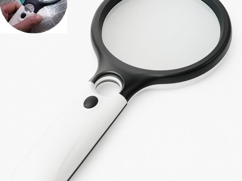 Lupa De Mano Con Led 4x Y 30x Cod70108b lupa de mano con led 4x y 30x modelo 70108b