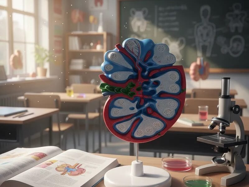 nódulo linfático, para enseñanza, cod7033