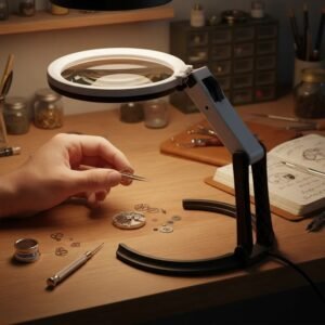 lupa con 1,8x/5x aumentos con luz led cod3b1d