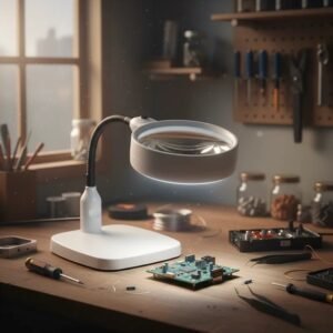 lupa con base 10x con luz led cod7764