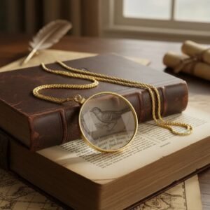 lupa con cadena cod2015