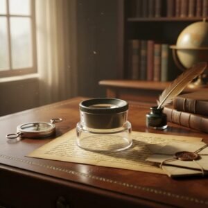 lupa copa 14x con estuche de cuero cod6759