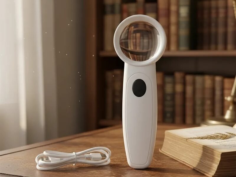 lupa de mano 11x con led cod6h2c