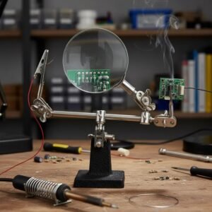 lupa de mesa con agarres para soldar cod16129 lupa de mesa con agarres para soldar cod16129