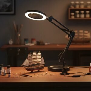 lupa de mesa con led y morsa 5x aumento codn2pcxs lupa de mesa con led y morsa 5x aumento codn2pcxs