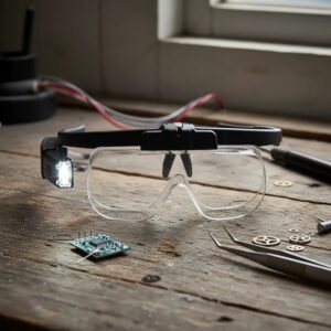 lupa lente con led con 3 aumentos cod11642dc