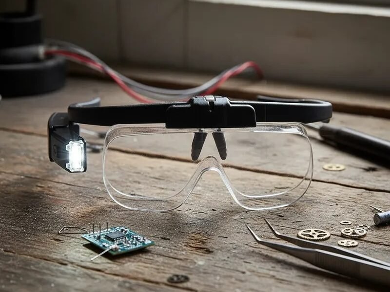 lupa lente con led con 3 aumentos cod11642dc