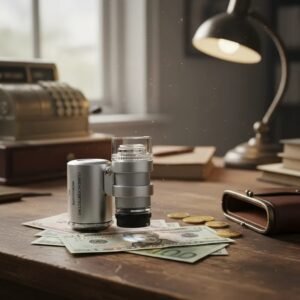 lupa microscopio 60x led y ultravioleta cod9882ip