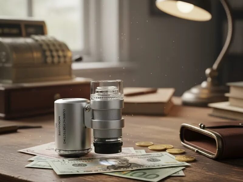 lupa microscopio 60x led y ultravioleta cod9882ip