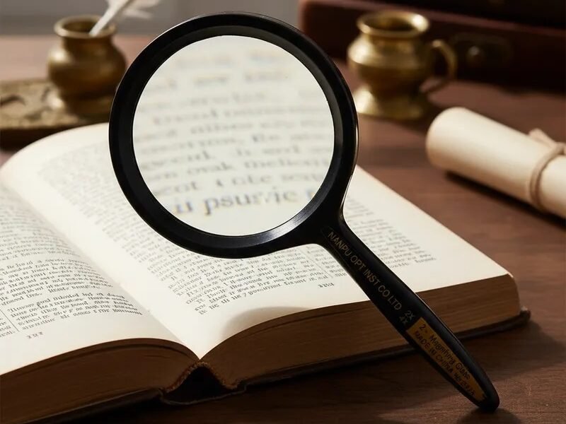 lupa negra de mano cod86037