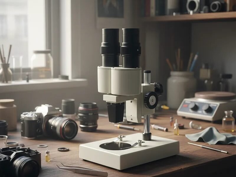 stereomicroscopio binocular 20x codtx1a