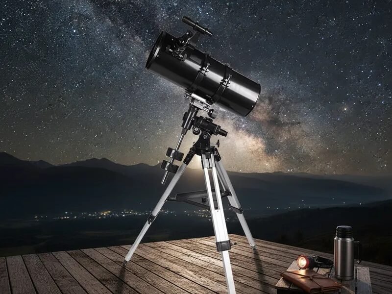 telescopio newton color negro cod800203