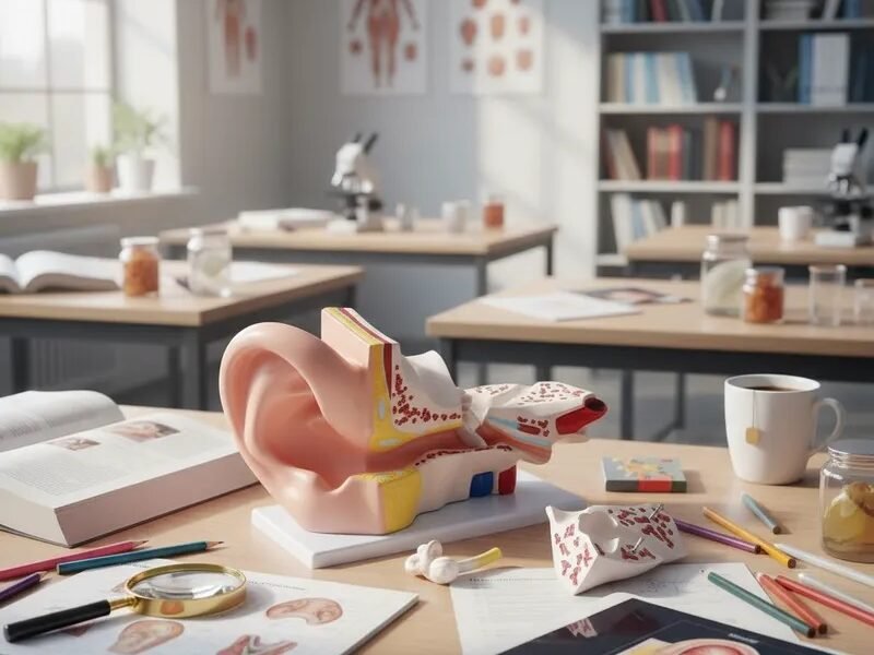 oído humano, para enseñanza codj3c319303