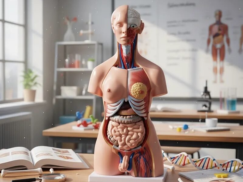 anatómico sexuado 23 piezas, material didáctico codysb034