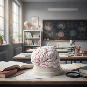 cerebro humano de goma, material didáctico codj3c19308