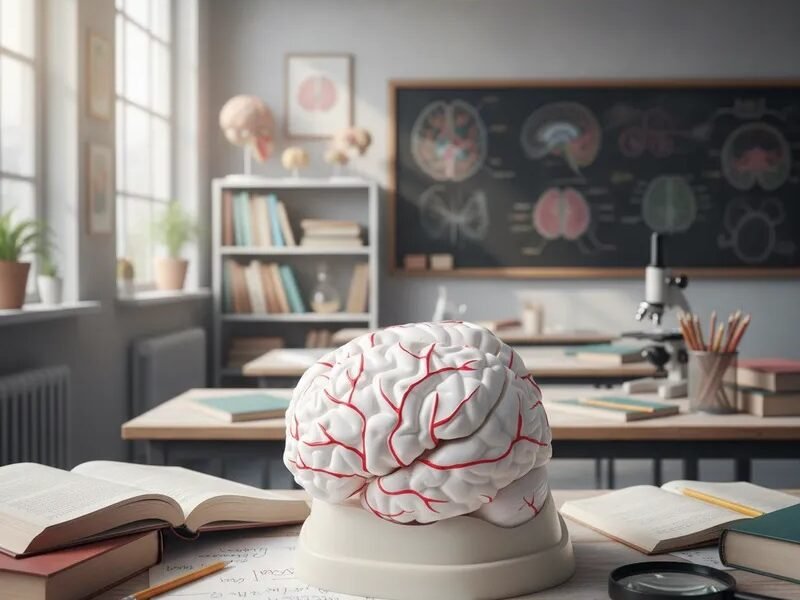 cerebro humano de goma, material didáctico codj3c19308