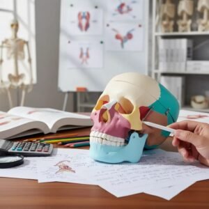 cráneo color, para enseñanza codj3c119104c