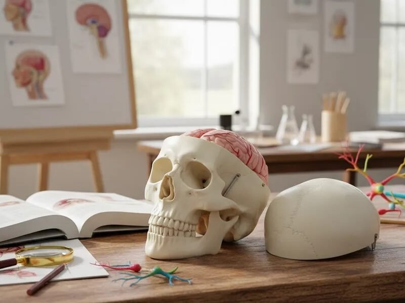 cráneo cerebro, para enseñanza codj3c119104e