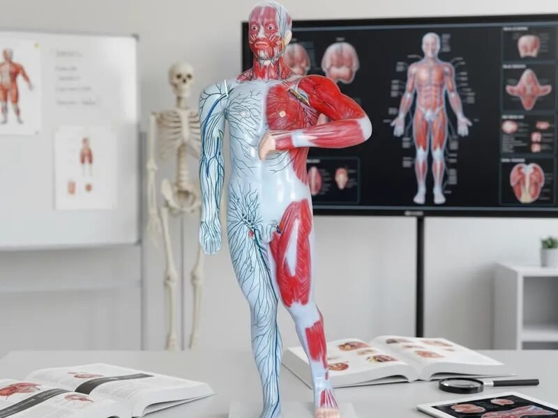 sistema linfático y venos, para enseñanza cod7008