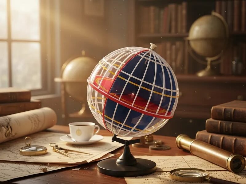 globo de longitud y latitud codj423502