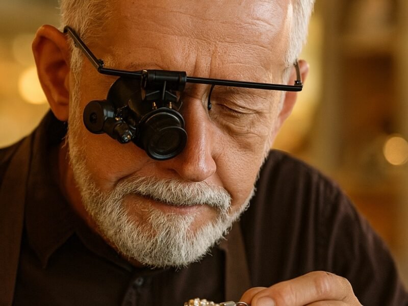 lupa monocular lente 20x con luz cod9892a