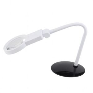 lupa con base y luz led 3x/4.5x cod7028