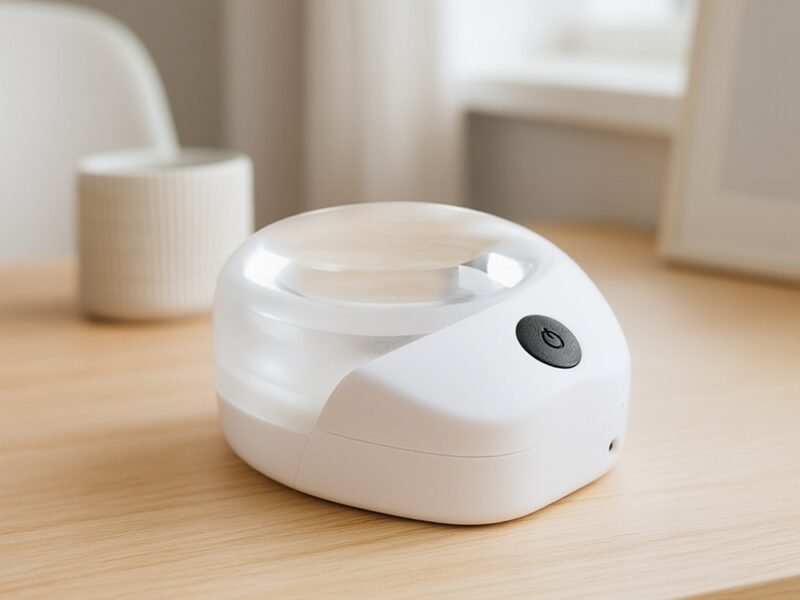 lupa de mesa 10x de aumento con led codpw6010c