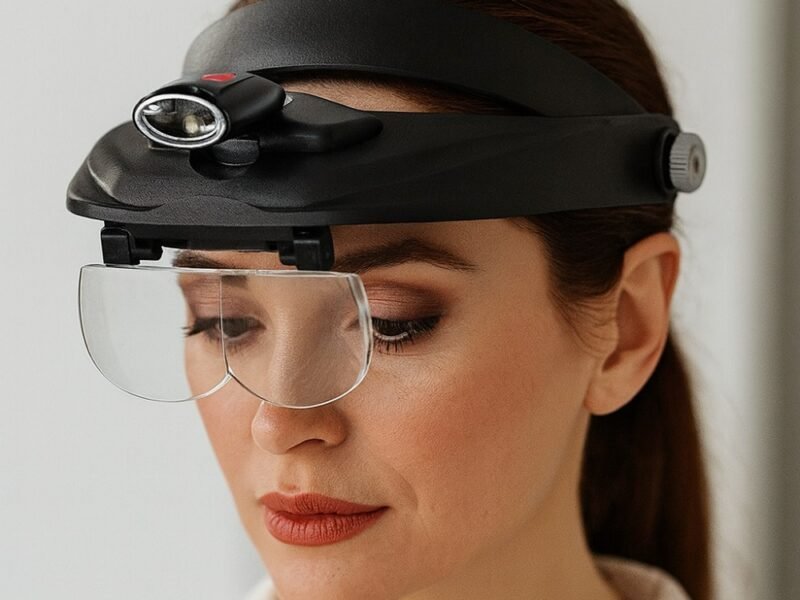 lupa vincha con varios aumentos y luz led cod81001f