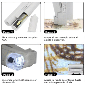 microscopio portátil 40x con escala cod10084 1