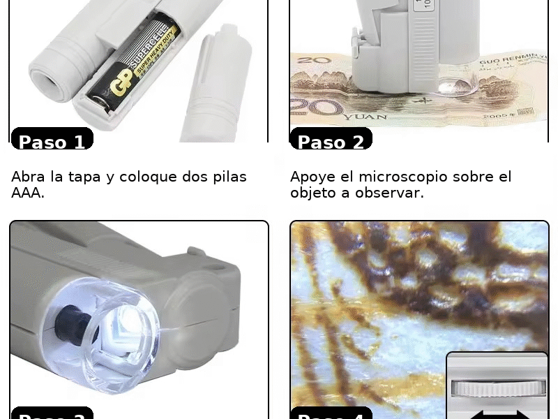 microscopio portátil 40x con escala cod10084 1