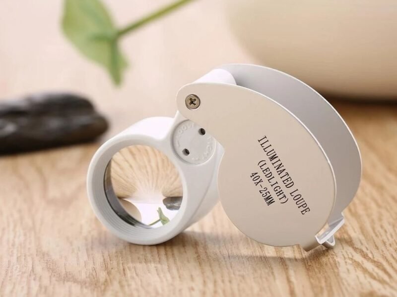 lupa joyero 40x con luz led cod21011a