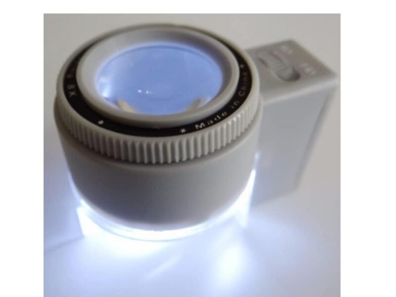 lupa copa con luz 8x cod131002