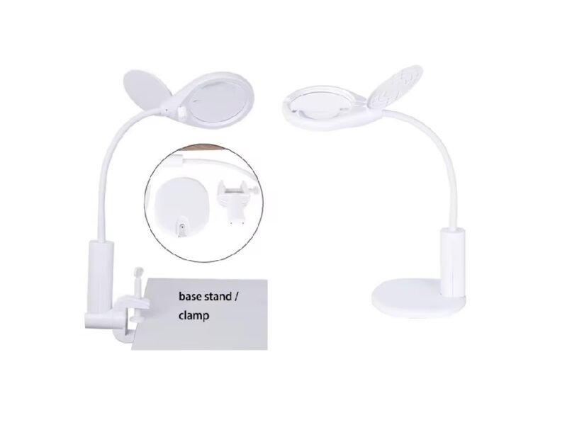 lupa led con pie y morsa codtj108c