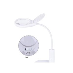 lupa led con pie y morsa codtj108c