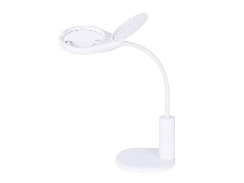lupa led con pie y morsa codtj108c