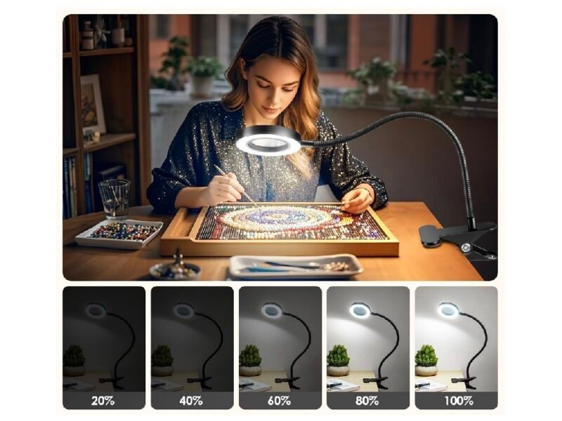 lupa clip con led codnss1bbk9