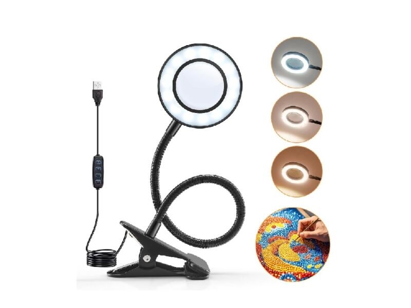 lupa clip con led codnss1bbk9