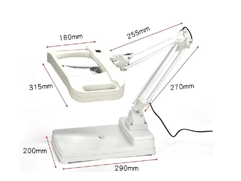 lupa 5x luz led codlt86i5led
